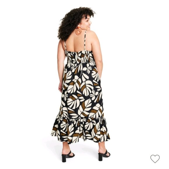 Sleeveless tie-front midi dress - tabitha brown for Target. - Picture 2 of 3